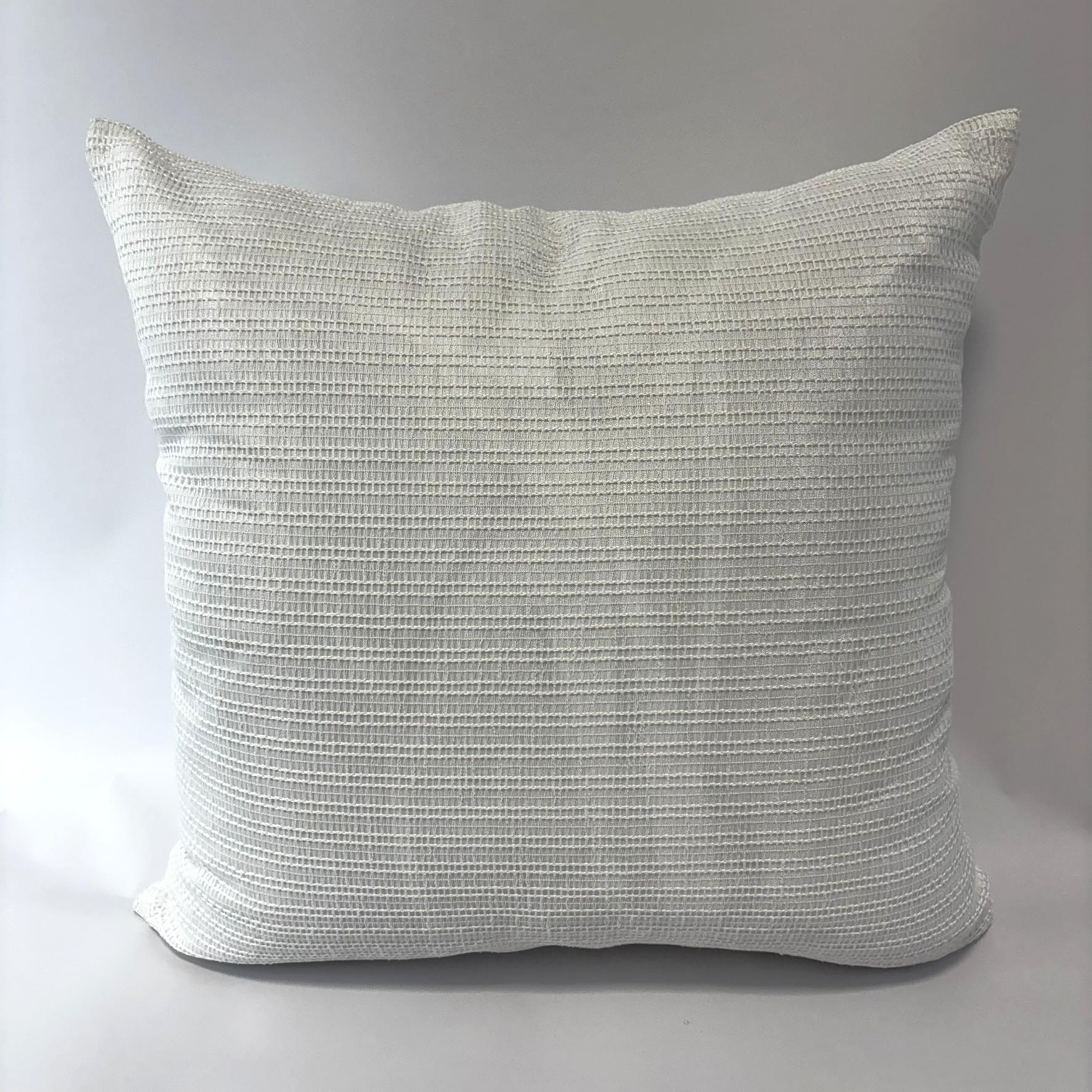 CAPA PARA ALMOFADA 50 X 50 CM  COM TELA TRICO BRANCA