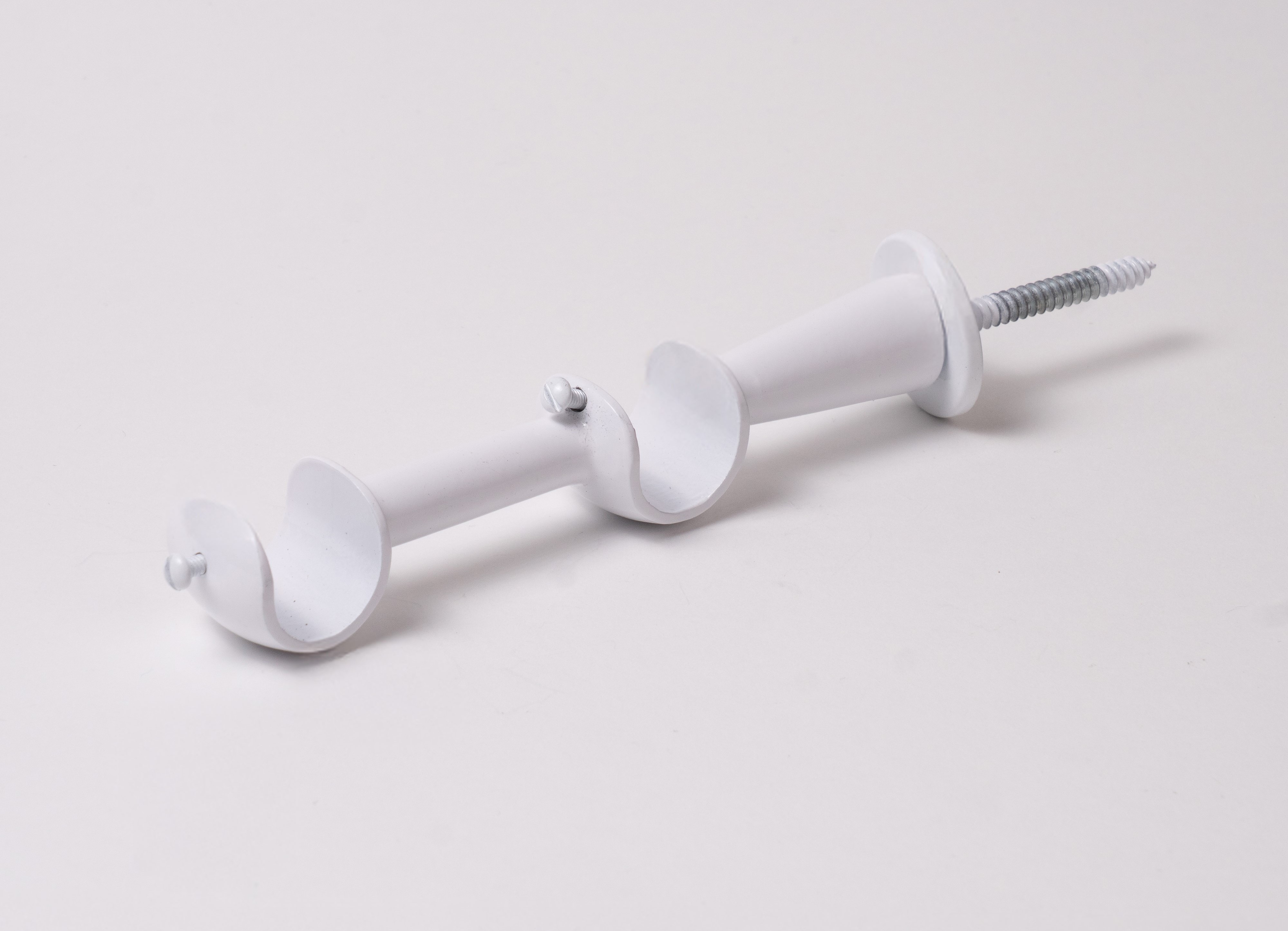 SUPORTE DUPLO DE  PAREDE PARA VARÃO DE 19 E 19mm