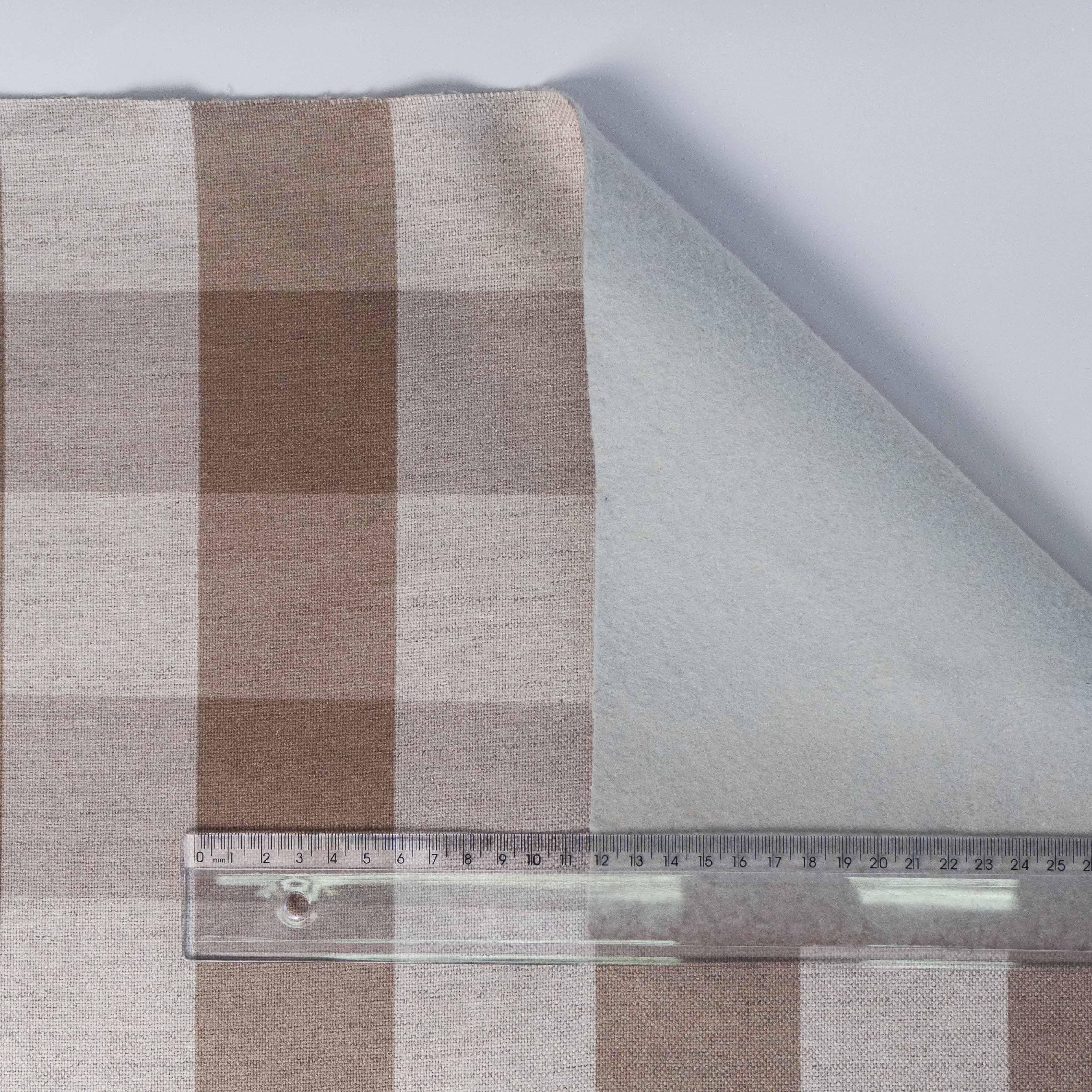 LINEN  XADREZ GR BEGE D04 C08