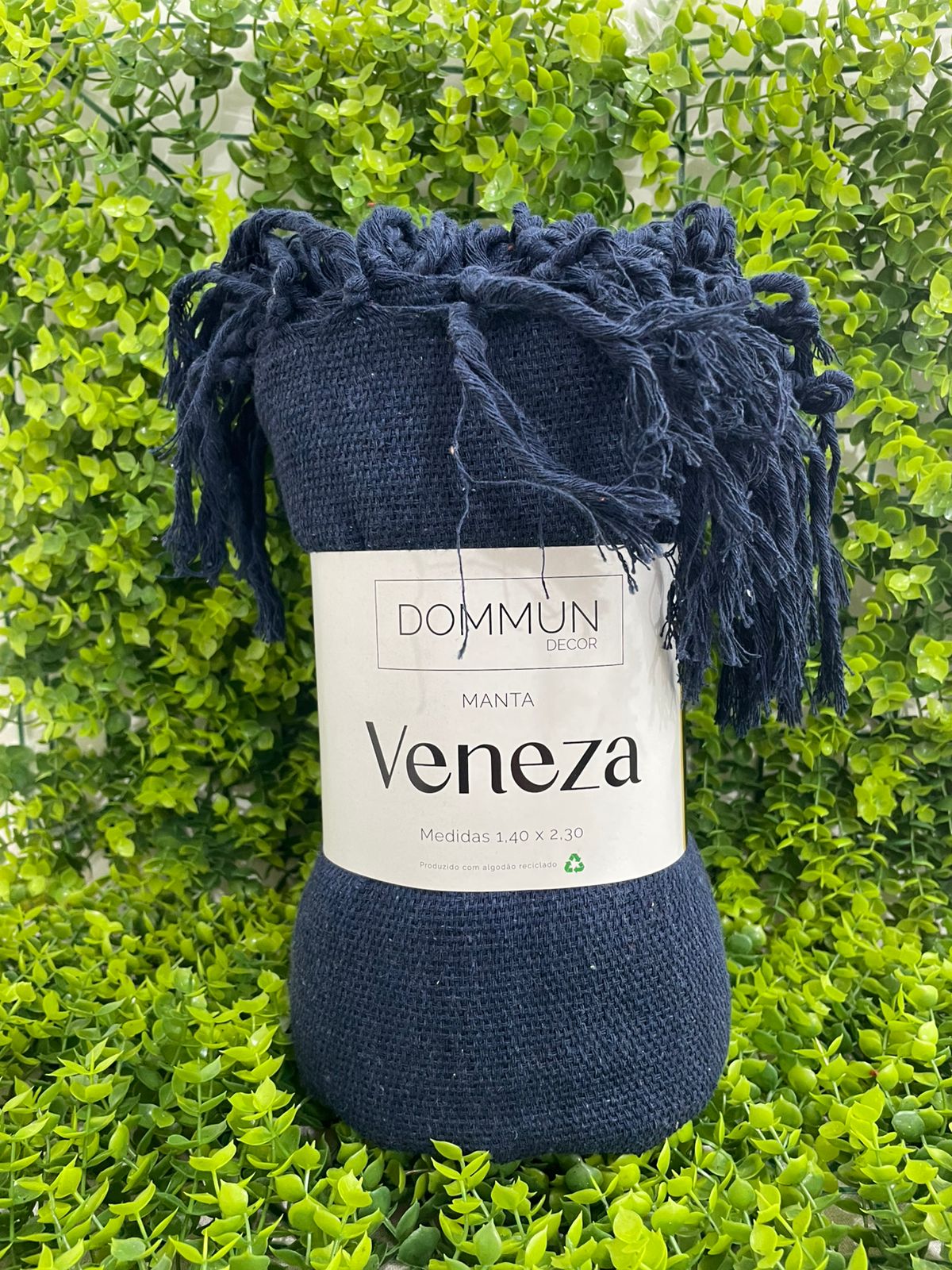 MANTA VENEZA 1,80X2,30 AZUL