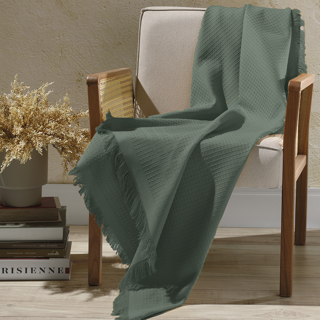 MANTA MARROCOS 1.50X2.10M - Verde