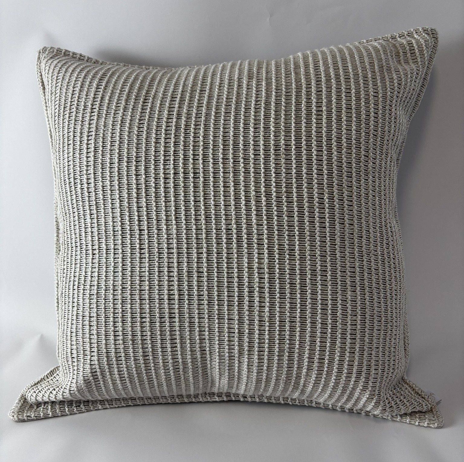 CAPA ALMOFADA CROCHE FENDA 50X50