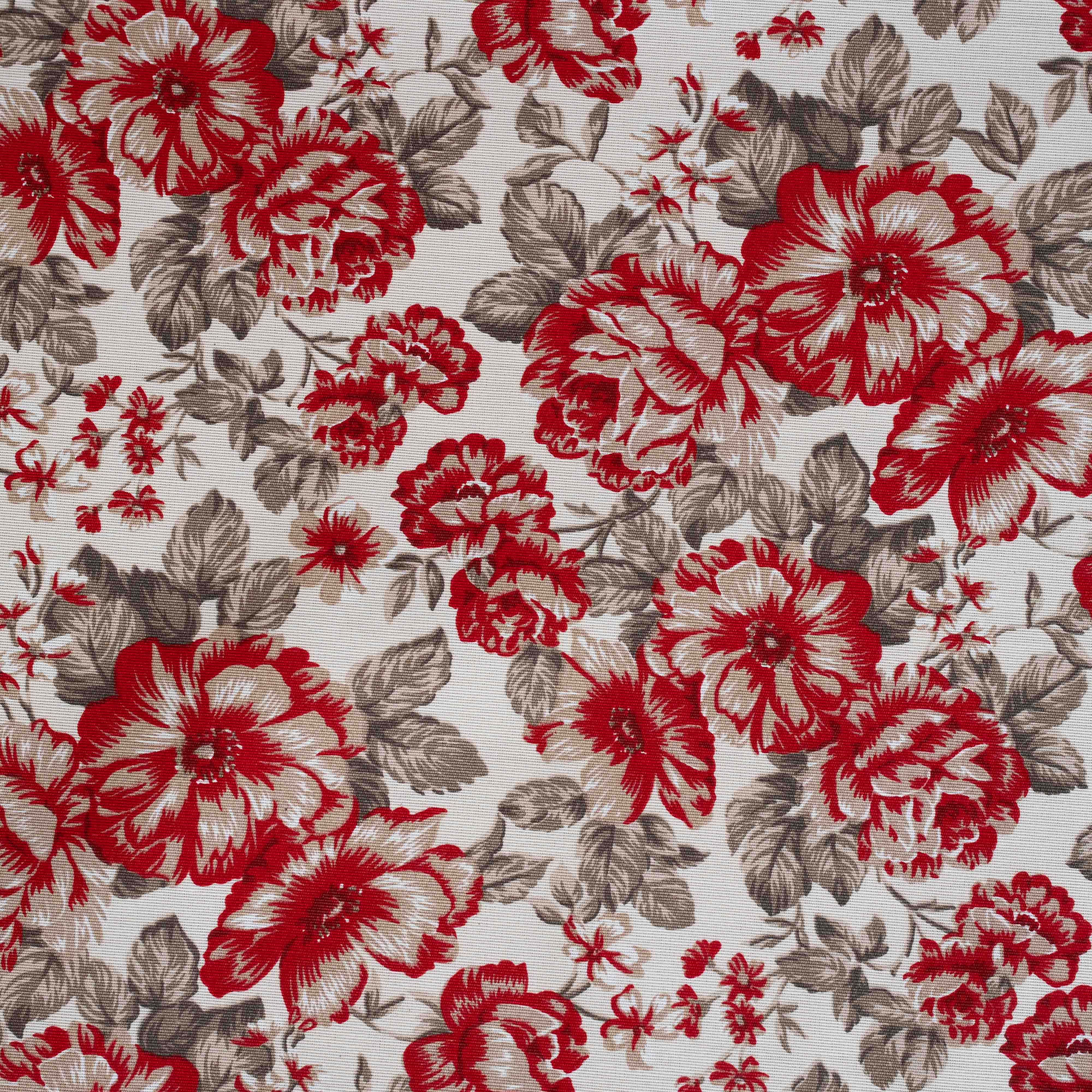 BELIZE FLORAL VERMELHO