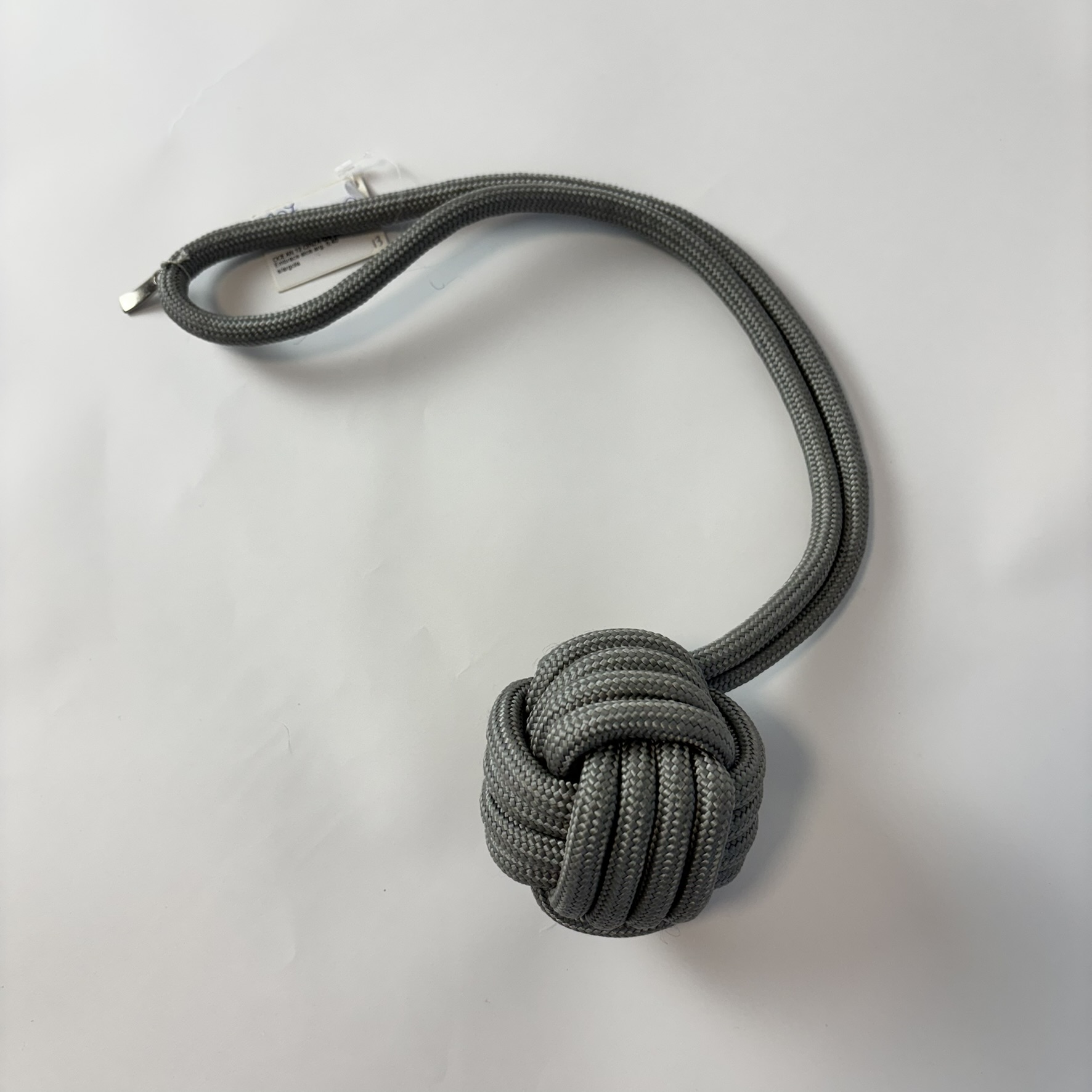 BRAÇADEIRA PARA CORTINA FEITA DE CORDA NÁUTICA, OCEAN CINZA