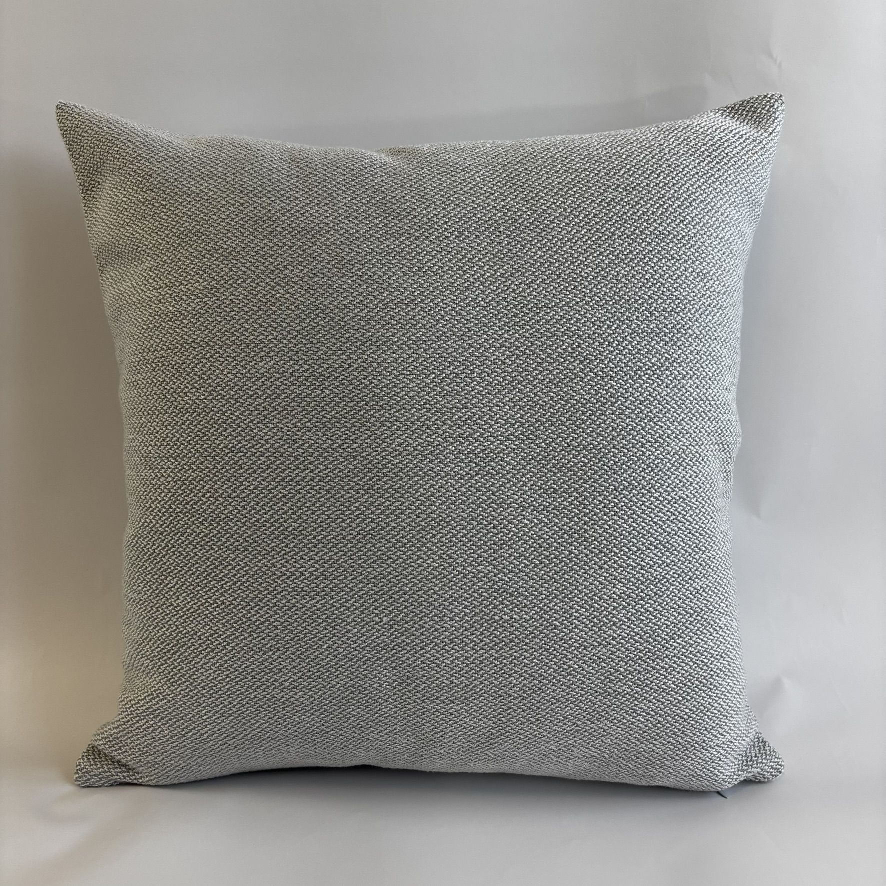 CAPA PARA ALMOFADA 50 X 50 CM TRAMADO MESCLADO AZUL CLARO E MARFIM