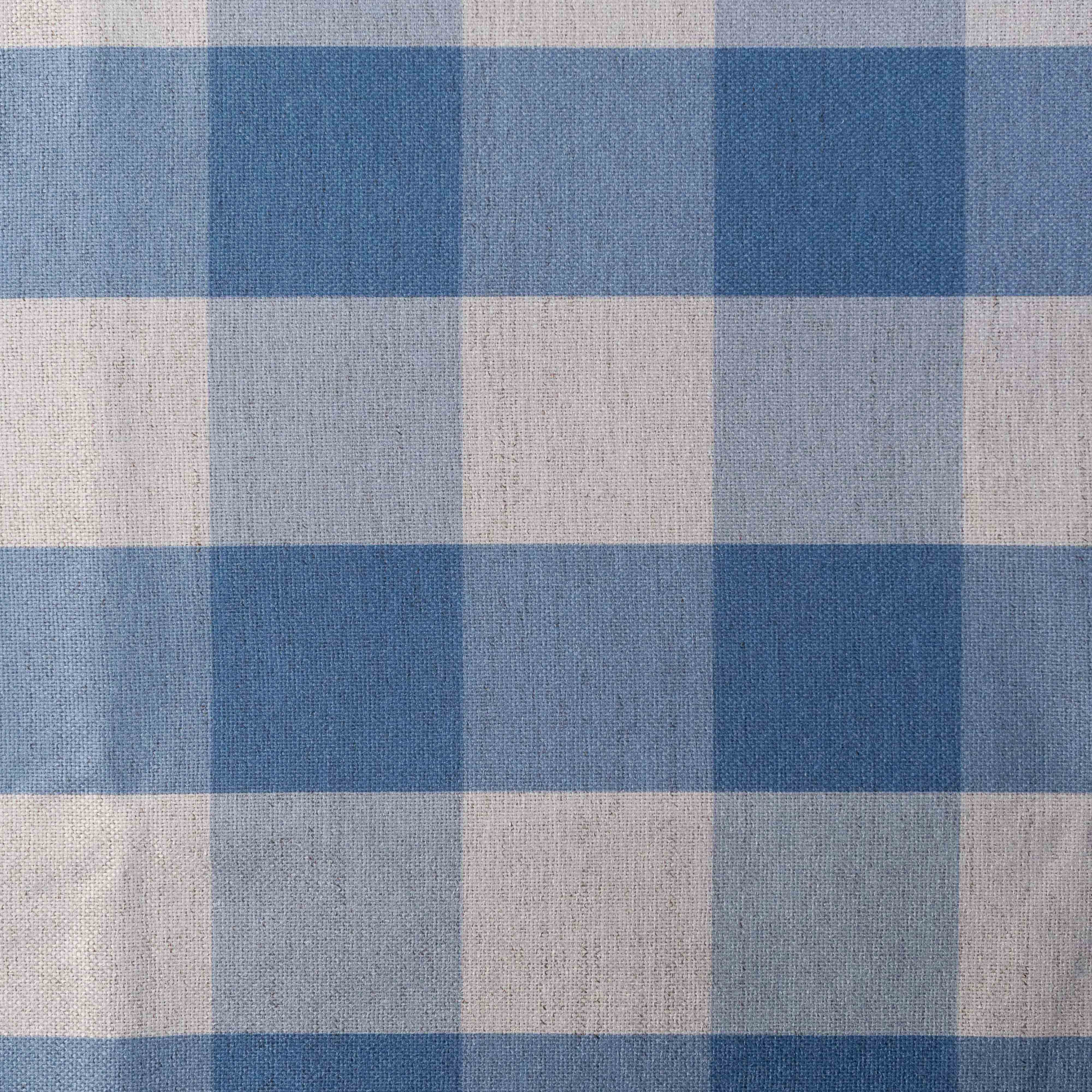 LINEN  XADREZ GRANDE AZUL D04 C22