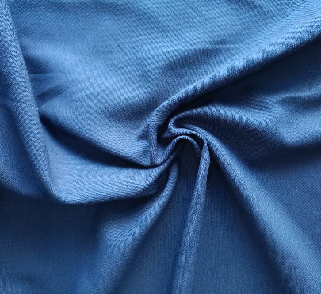TECIDO SARJA PELETIZADA AZUL PETRÓLEO
