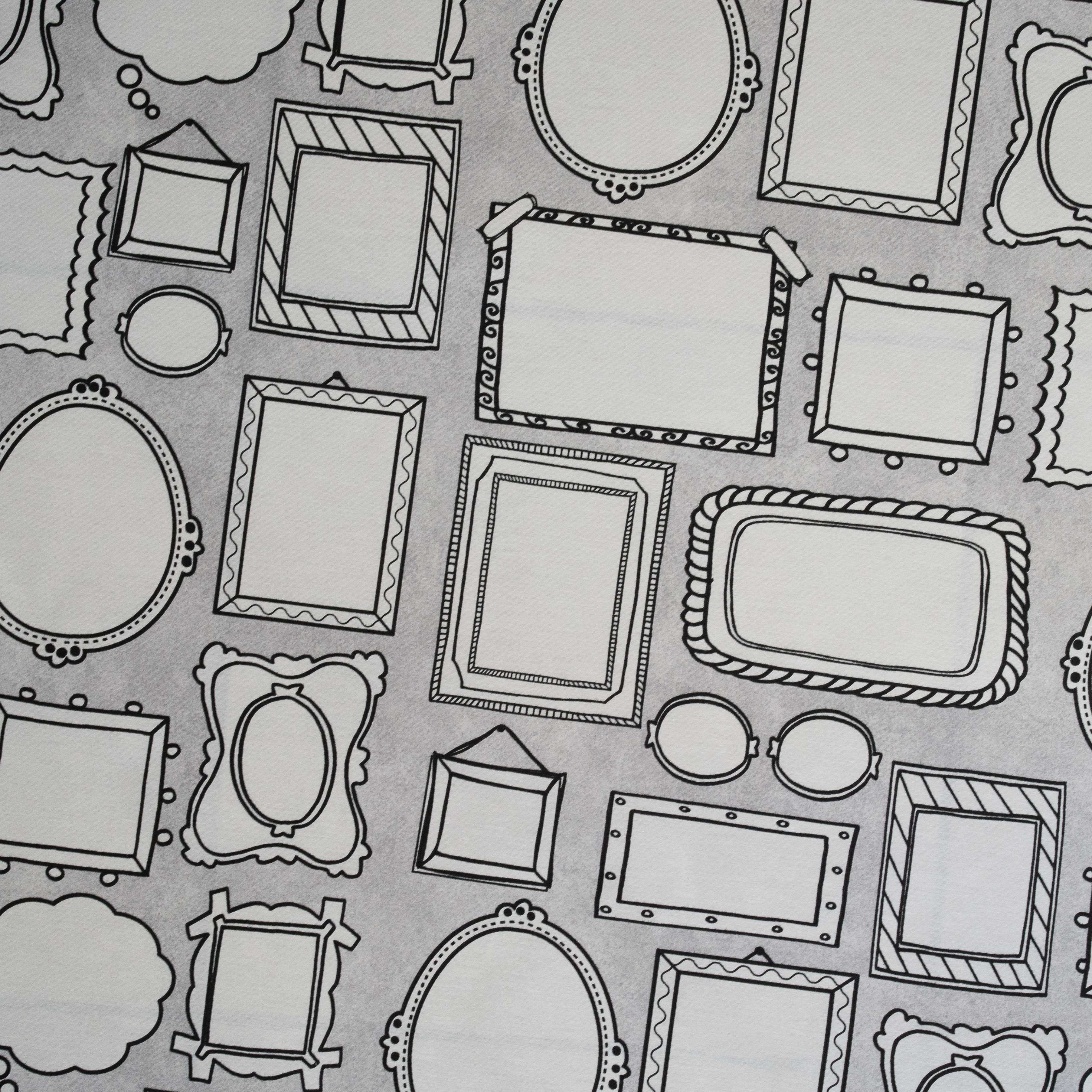 FRAME MOLDURAS CINZA