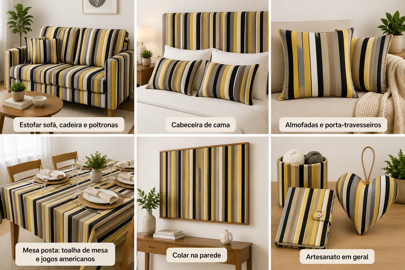 BELIZE LISTR AMARELO E PRETO