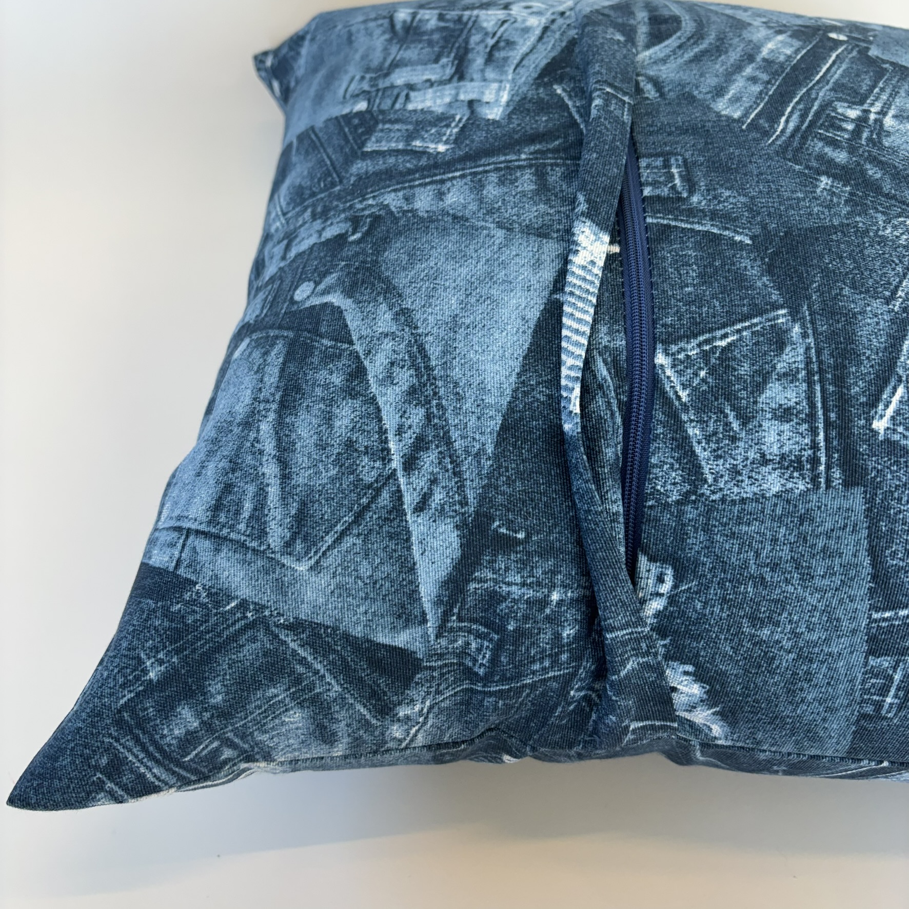 CAPA ALMOFADA  JEANS