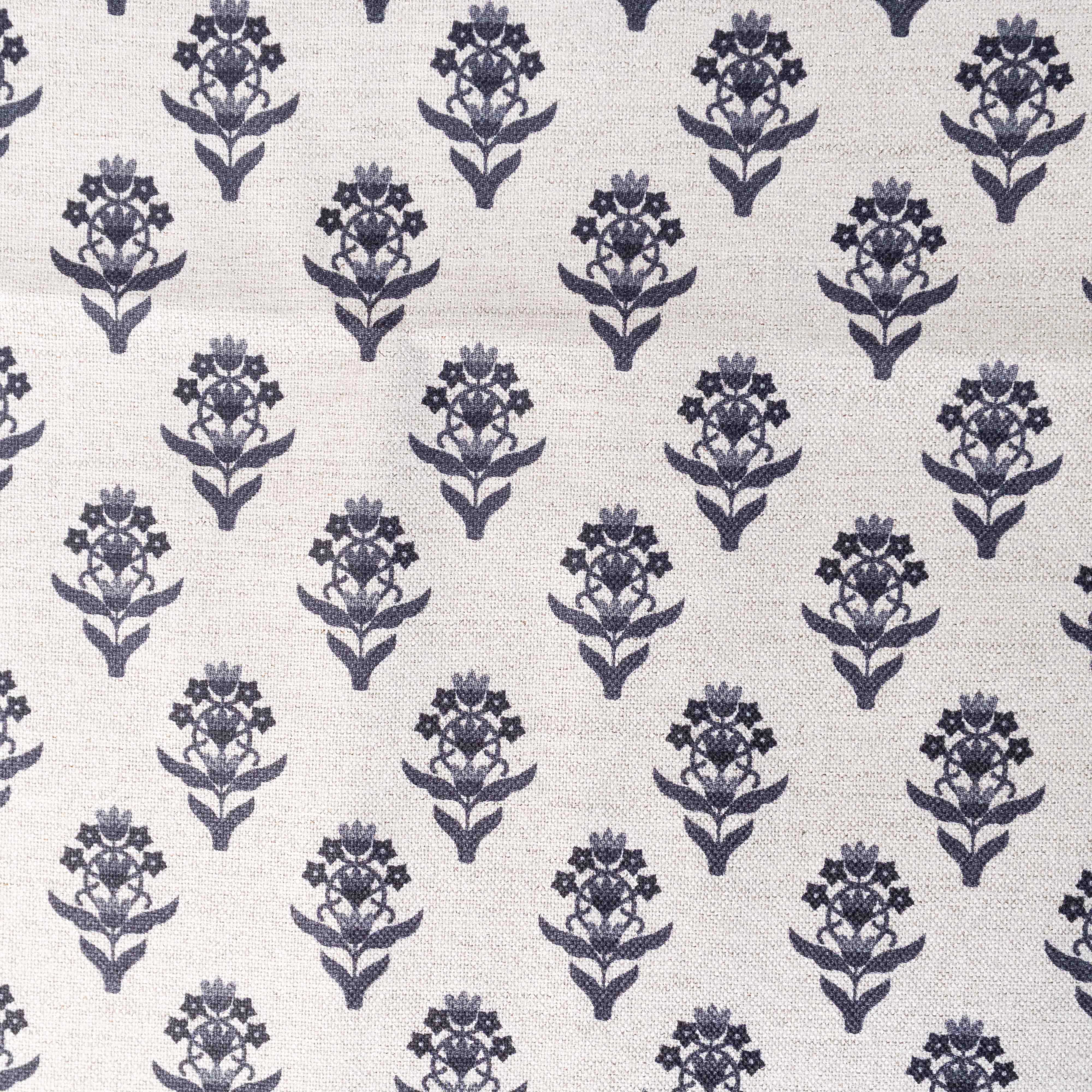 LINEN ESTAMPA FLOR DE LIS PRETO D05 C11
