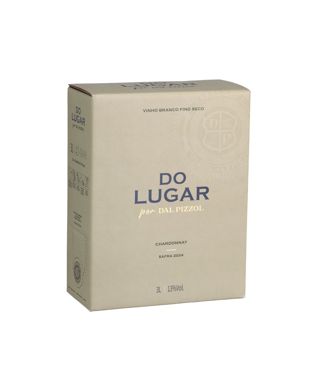 Vinho Branco Do Lugar Chardonnay Bag in Box 3 L – Dal Pizzol