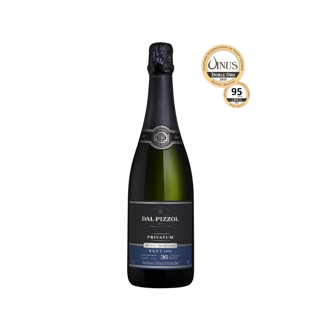 Espumante Privatum Brut Método Tradicional 2021- Dal Pizzol 