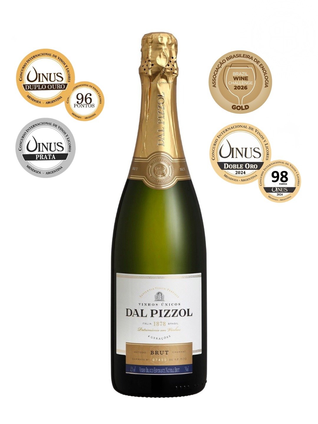 Espumante Dal Pizzol Brut Charmat