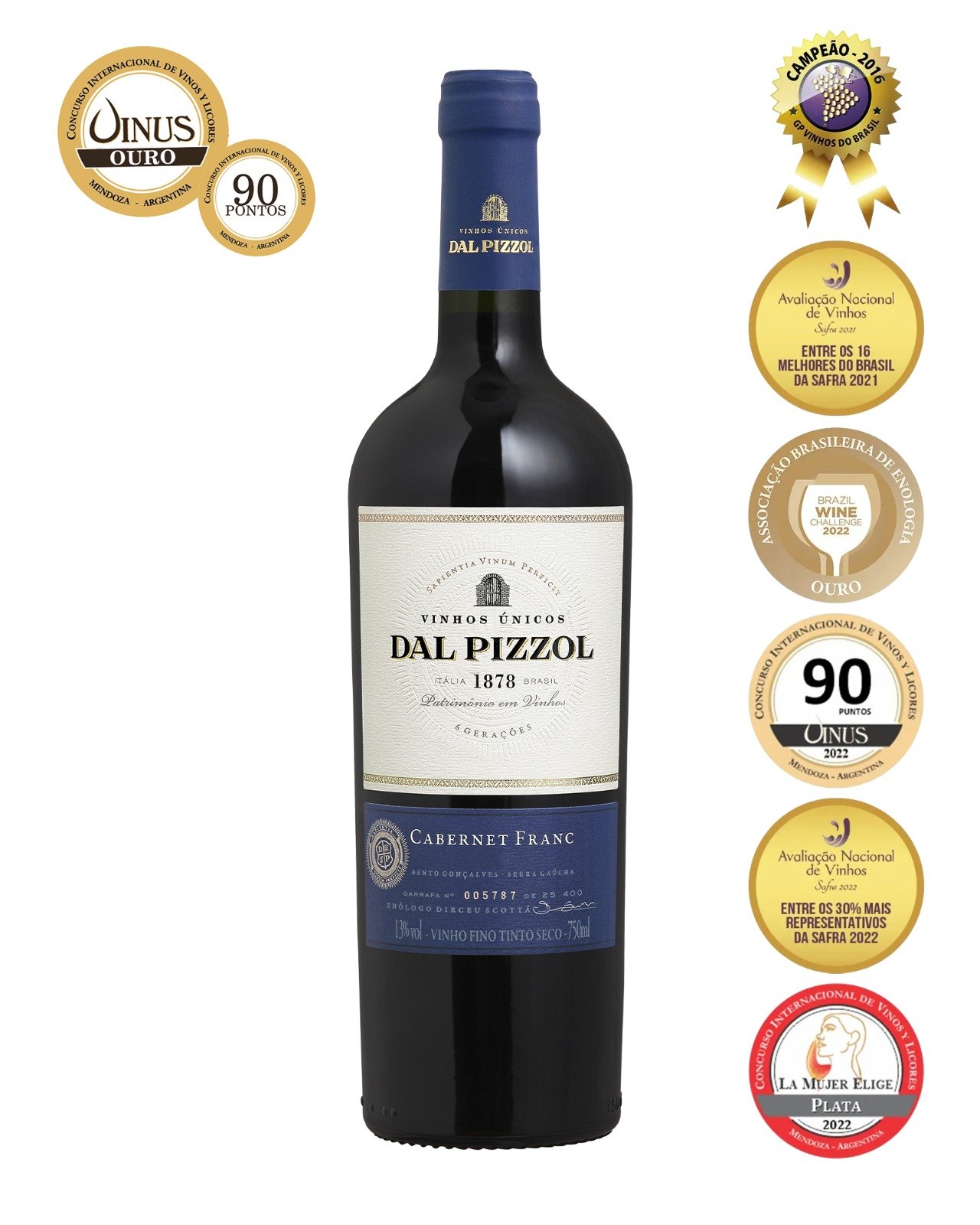 Vinho Tinto Dal Pizzol Cabernet Franc 2023