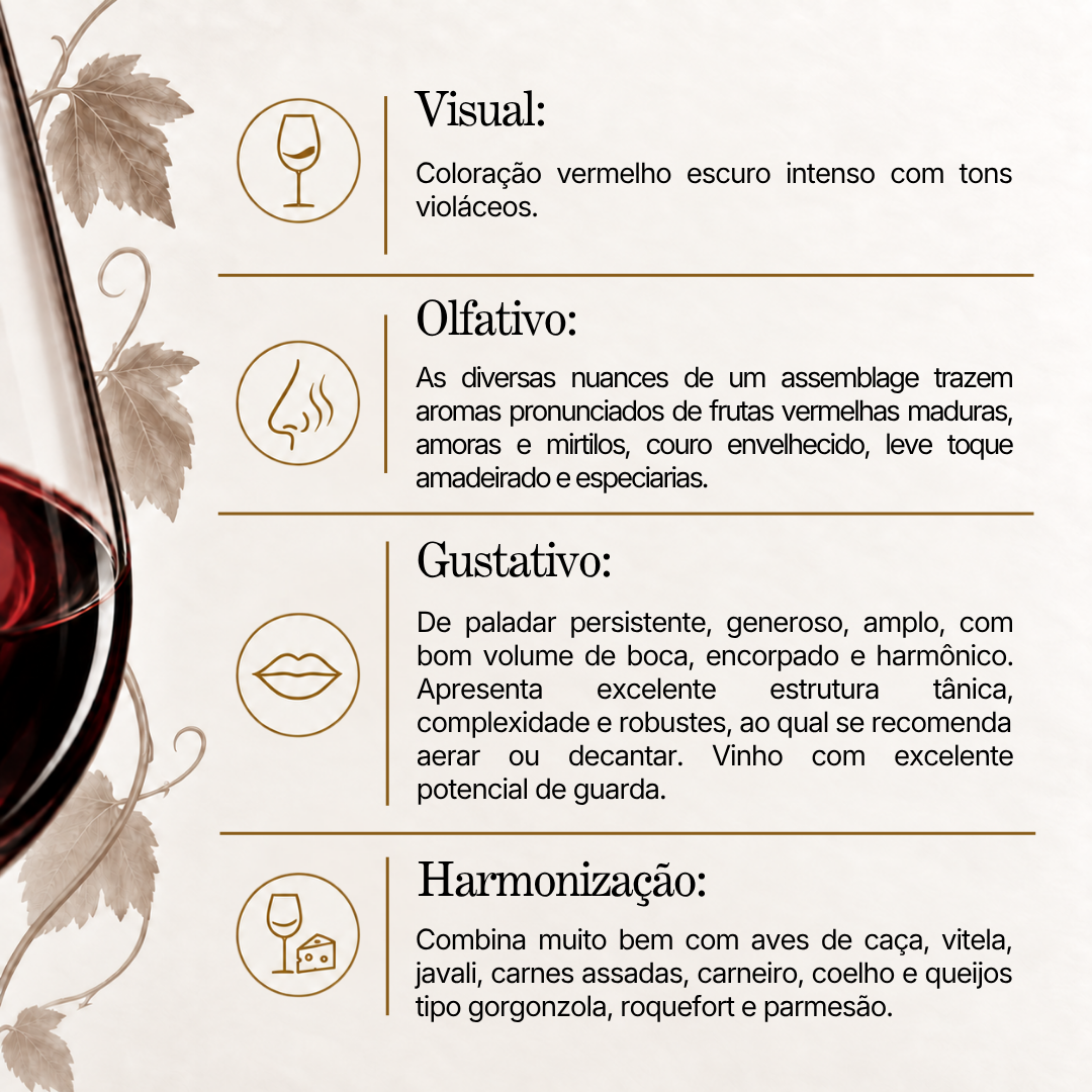 Vinho Tinto Primum Assemblage 45 Anos – Dal Pizzol