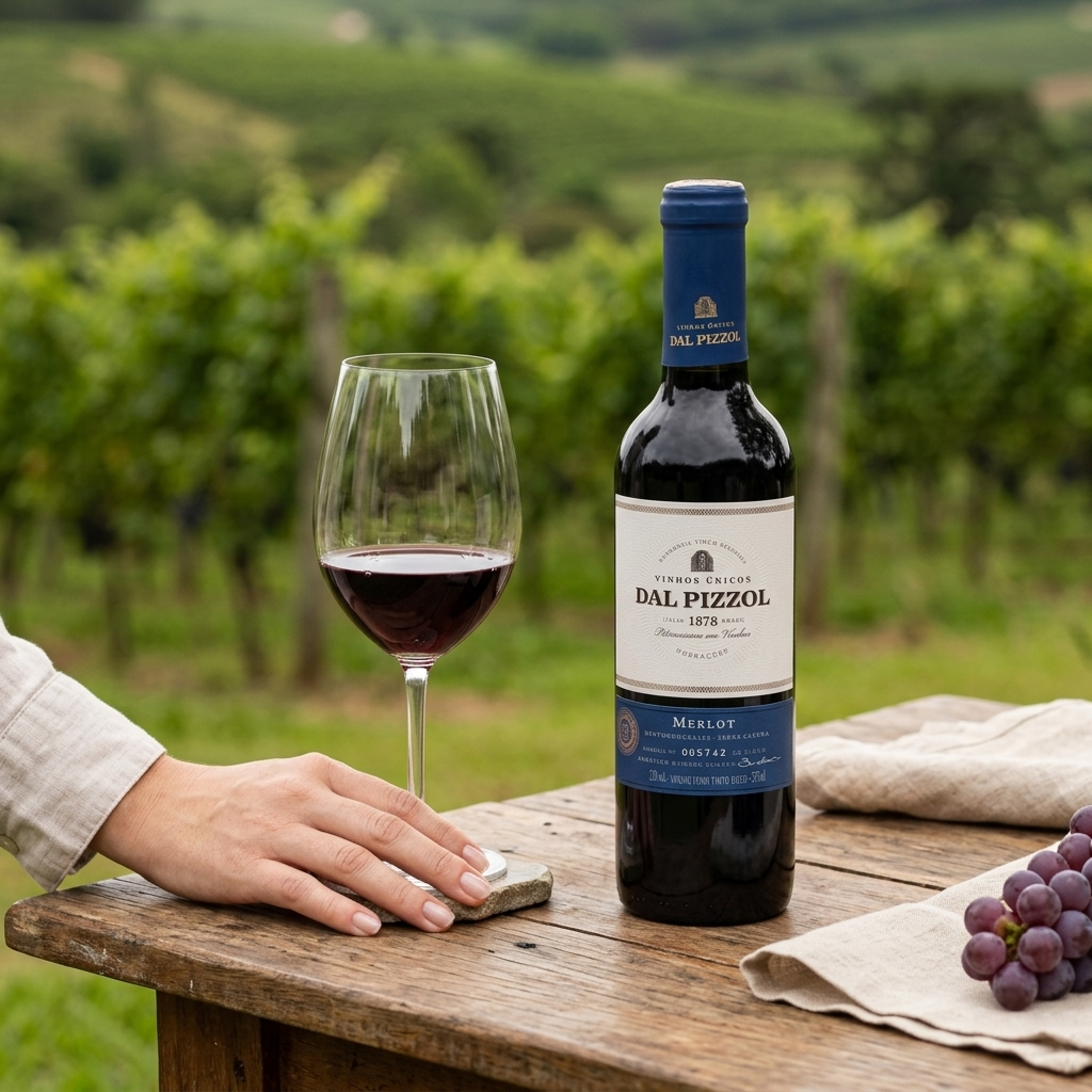 Vinho Tinto Dal Pizzol Merlot 375 ml 2022