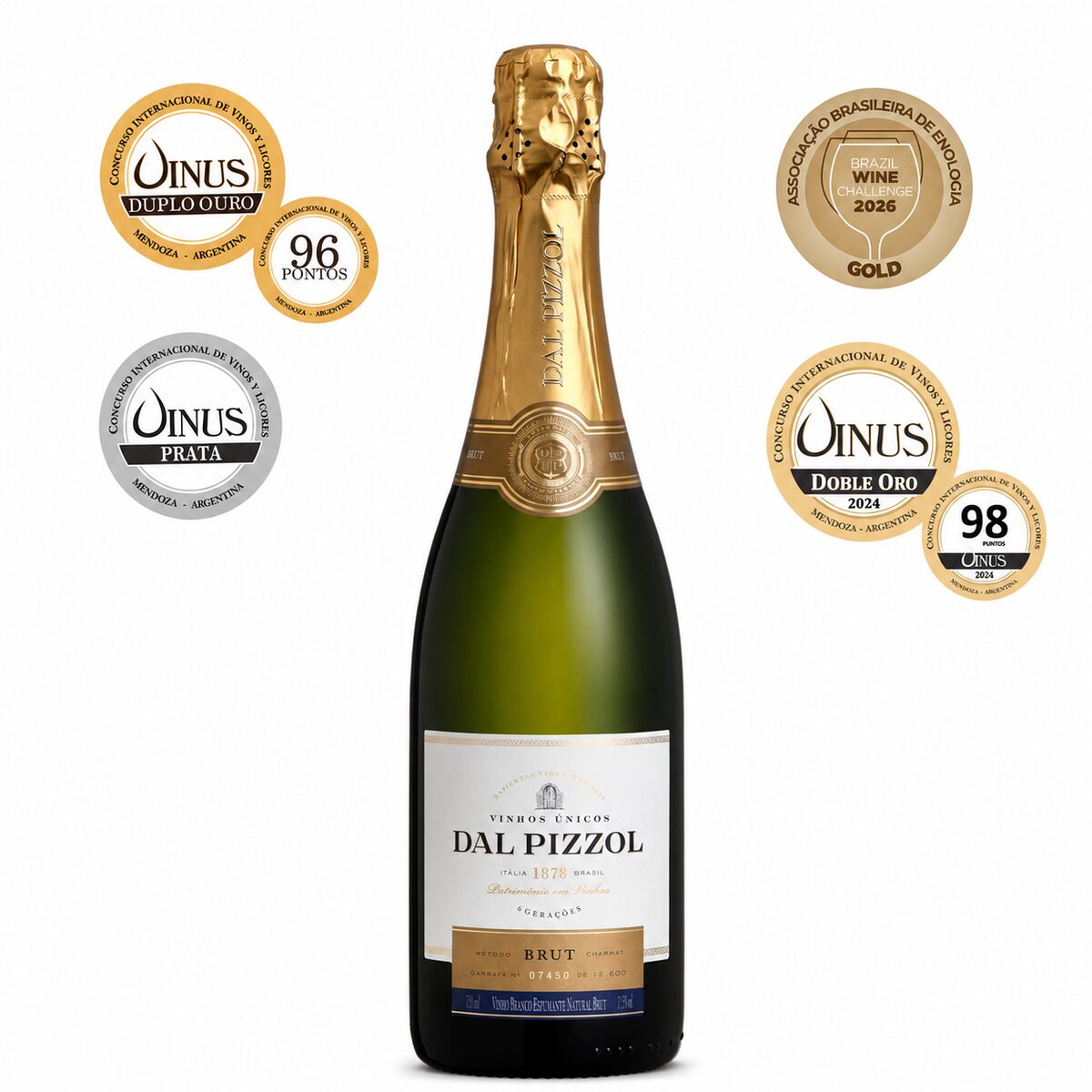 Espumante Dal Pizzol Brut Charmat