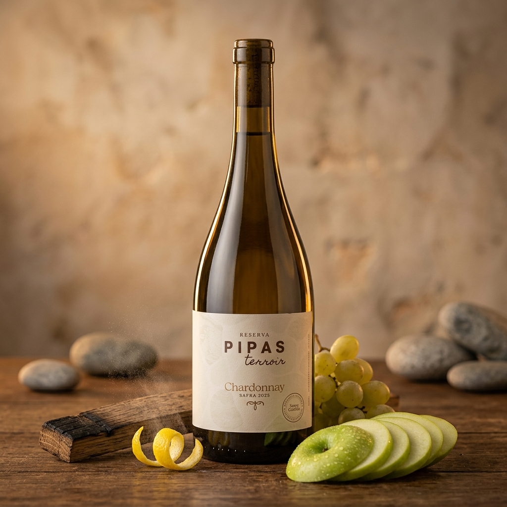 Vinho Reserva Chardonnay Pipas Terroir 750 ml — Safra 2025