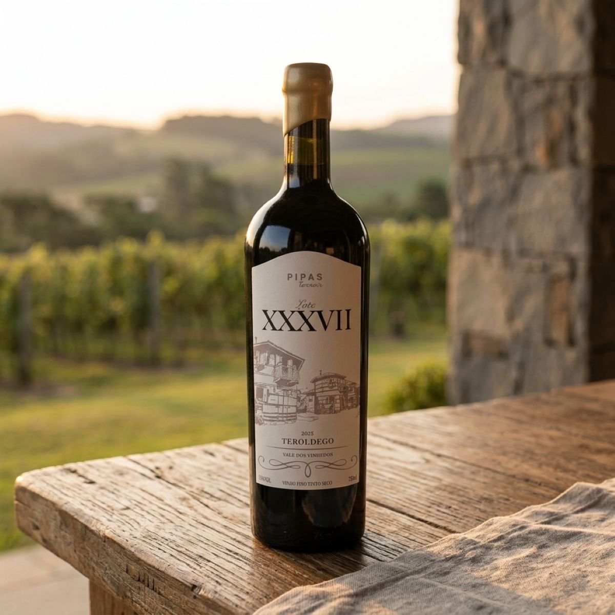 Vinho &Iacute;cone Teroldego Lote 37 Pipas Terroir 750 ml &mdash; Safra 2025