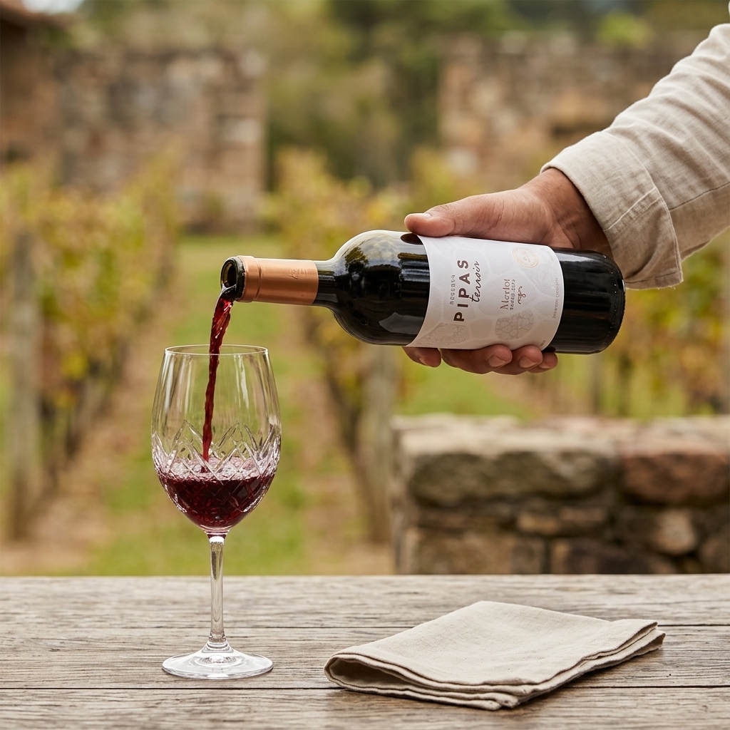 Vinho Reserva Merlot Pipas Terroir 750 ml — Safra 2025