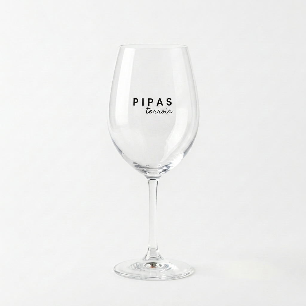 Ta&ccedil;a de Cristal Pipas Terroir