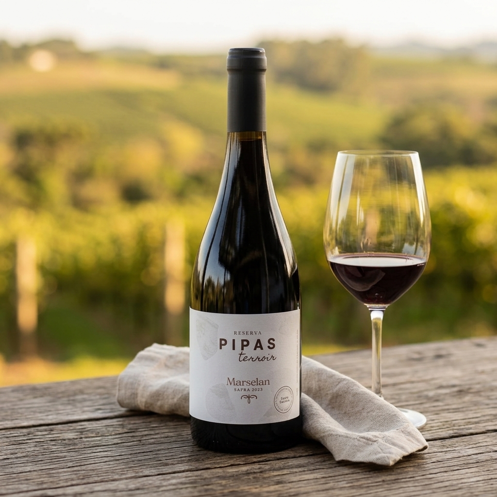 Vinho Reserva Marselan Pipas Terroir 750 ml — Safra 2026