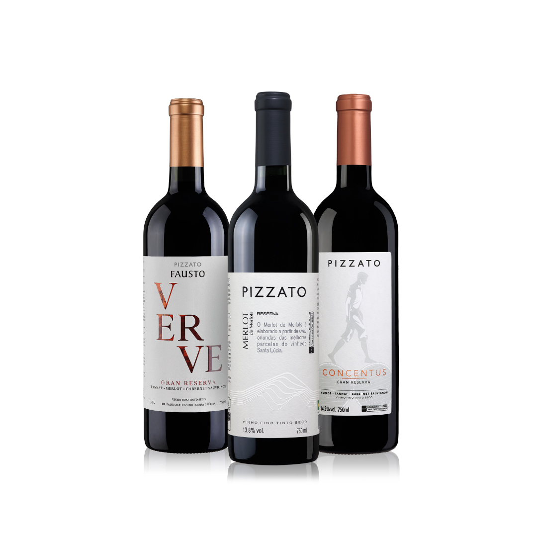Fausto Verve, Pizzato Concentus e Pizzato Merlot de Merlots