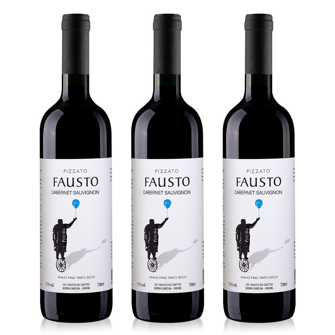 Fausto Cabernet Sauvignon - combo 3 garrafas