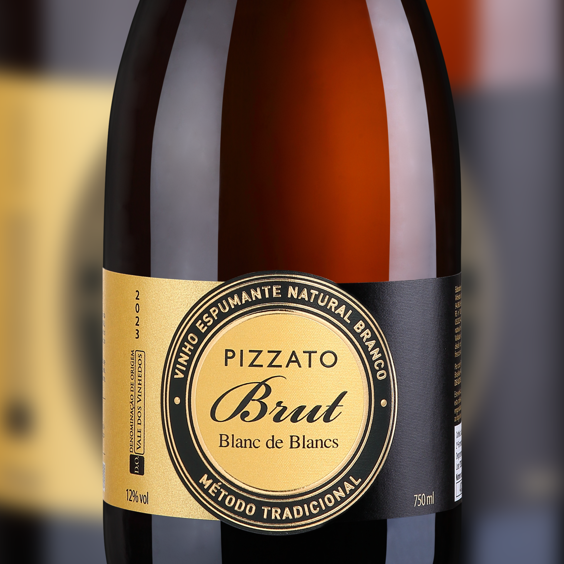Pizzato Brut Branco Blanc de Blancs Método Tradicional D.O.V.V.