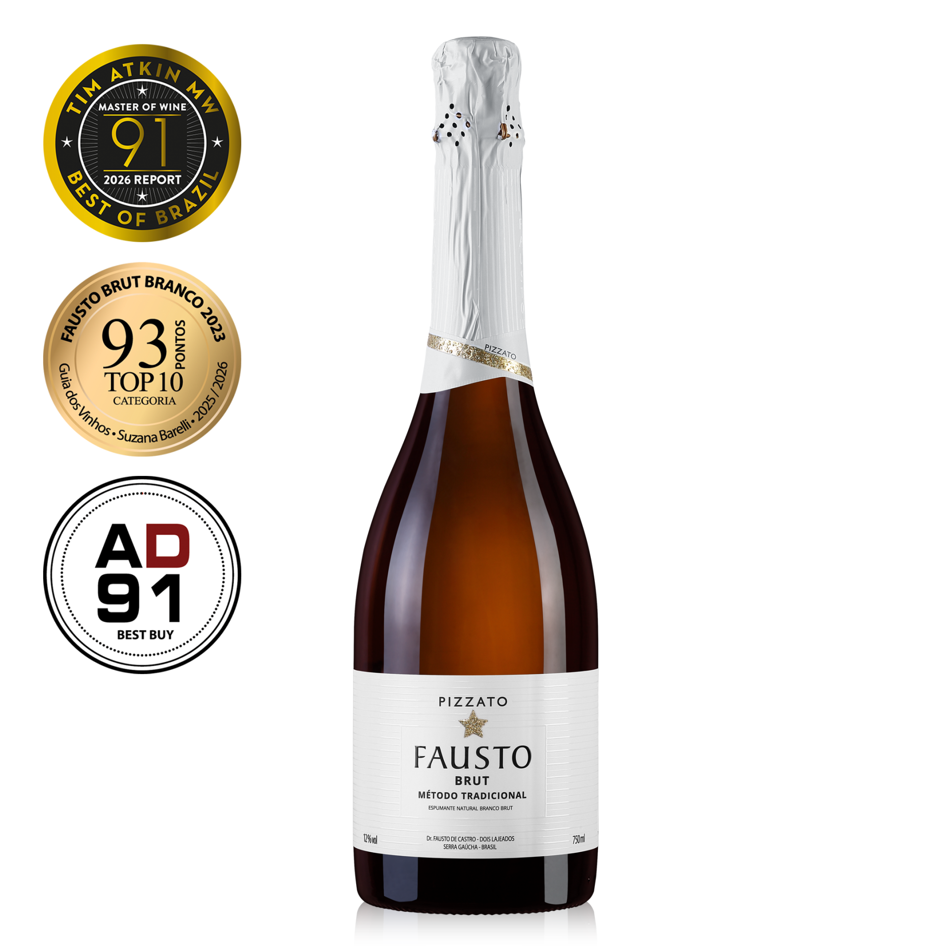 Fausto Brut Branco Método Tradicional