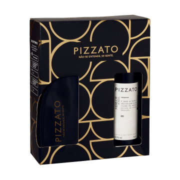 Kit Pizzato Merlot de Merlots com Cooler térmico