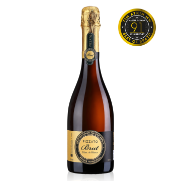 Pizzato Brut Branco Blanc de Blancs M&eacute;todo Tradicional D.O.V.V.