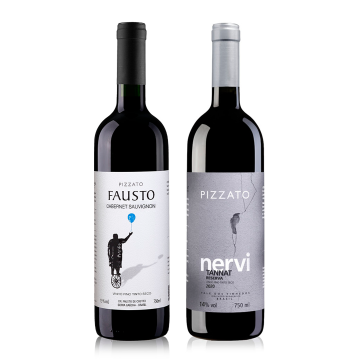 Dupla Pizzato + Fausto - Fausto Cabernet e Pizzato Tannat