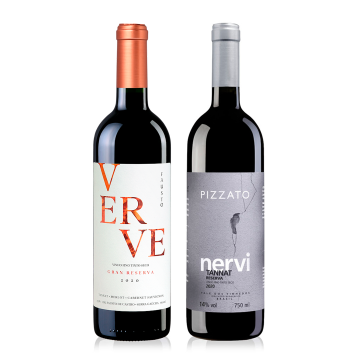 Combo Tannat - Fausto Verve e Pizzato Tannat