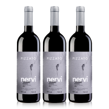 Pizzato Tannat Nervi Reserva - Combo 3 Garrafas