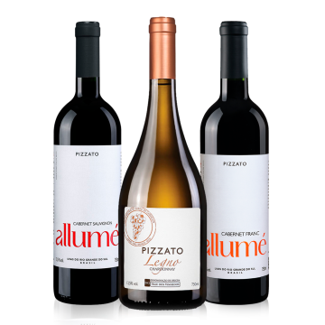 Allumé Cabernet Franc, Allumé Cabernet Sauvignon e Legno Chardonnay