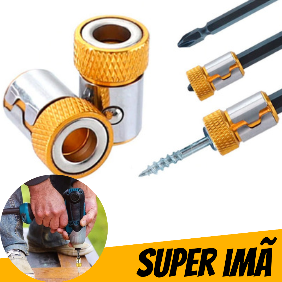 🧲 Anel Magnético Super Imã Para Parafusadeira e Chave Universal _ FE72 🔩