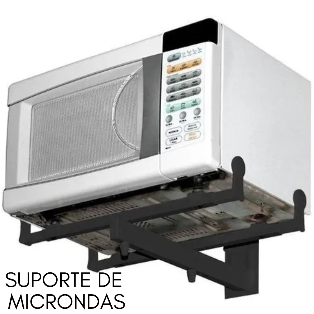 Suporte Forno Elétrico Micro-ondas Parede MultiUso F100 _ CS185