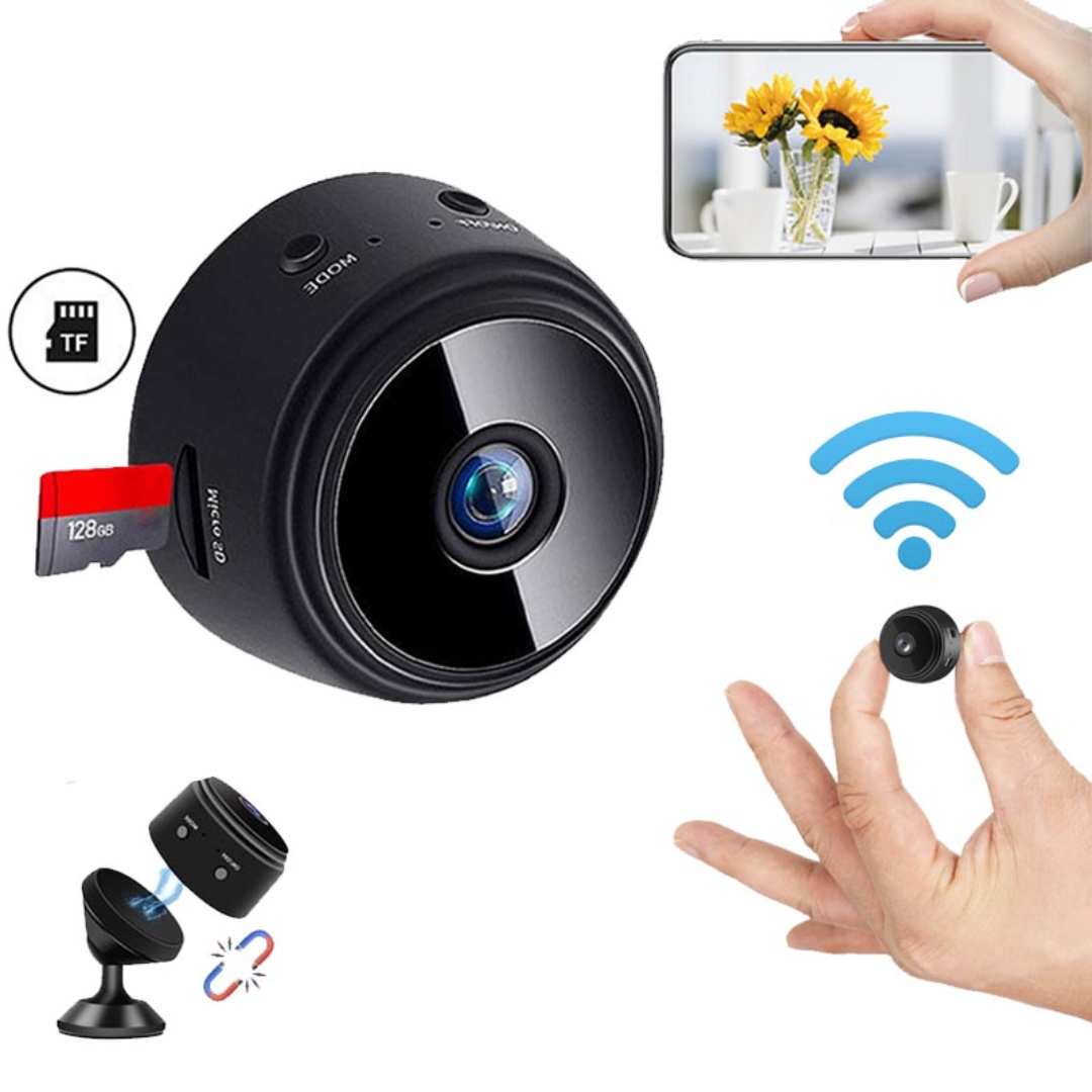 📷 Mini Camera Espiã Wifi com Sensor e Visão Noturna - CS101 📷