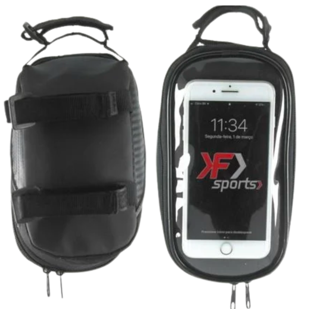 Bolsa Porta Celular Objetos Bike Case Quadro Bicicleta _ ES37 🚴‍♂️📱