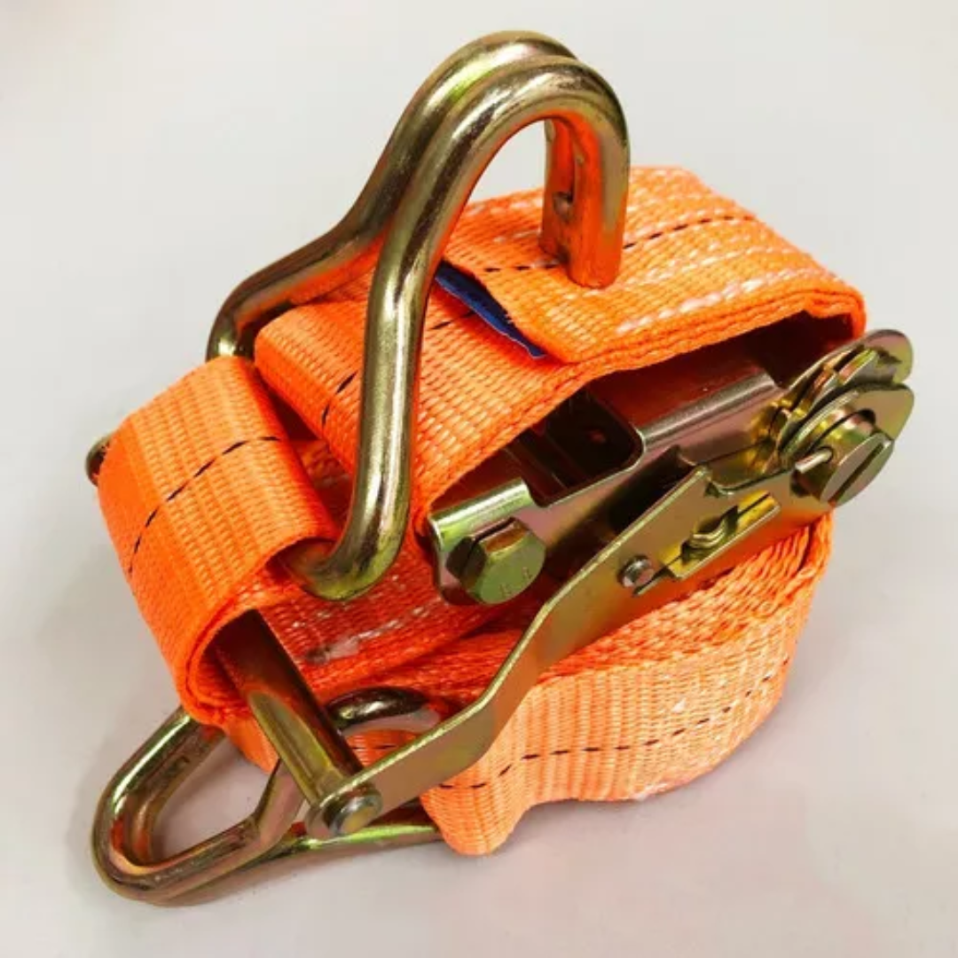 Kit Catraca + Cinta Amarração 1,5 Ton 9 Metros Rabicho Carga _ AU54