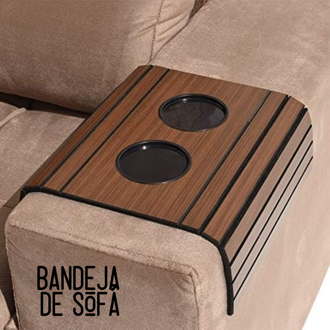 Bandeja Sofá Porta Copos Bebidas MDF Premium _ CS266