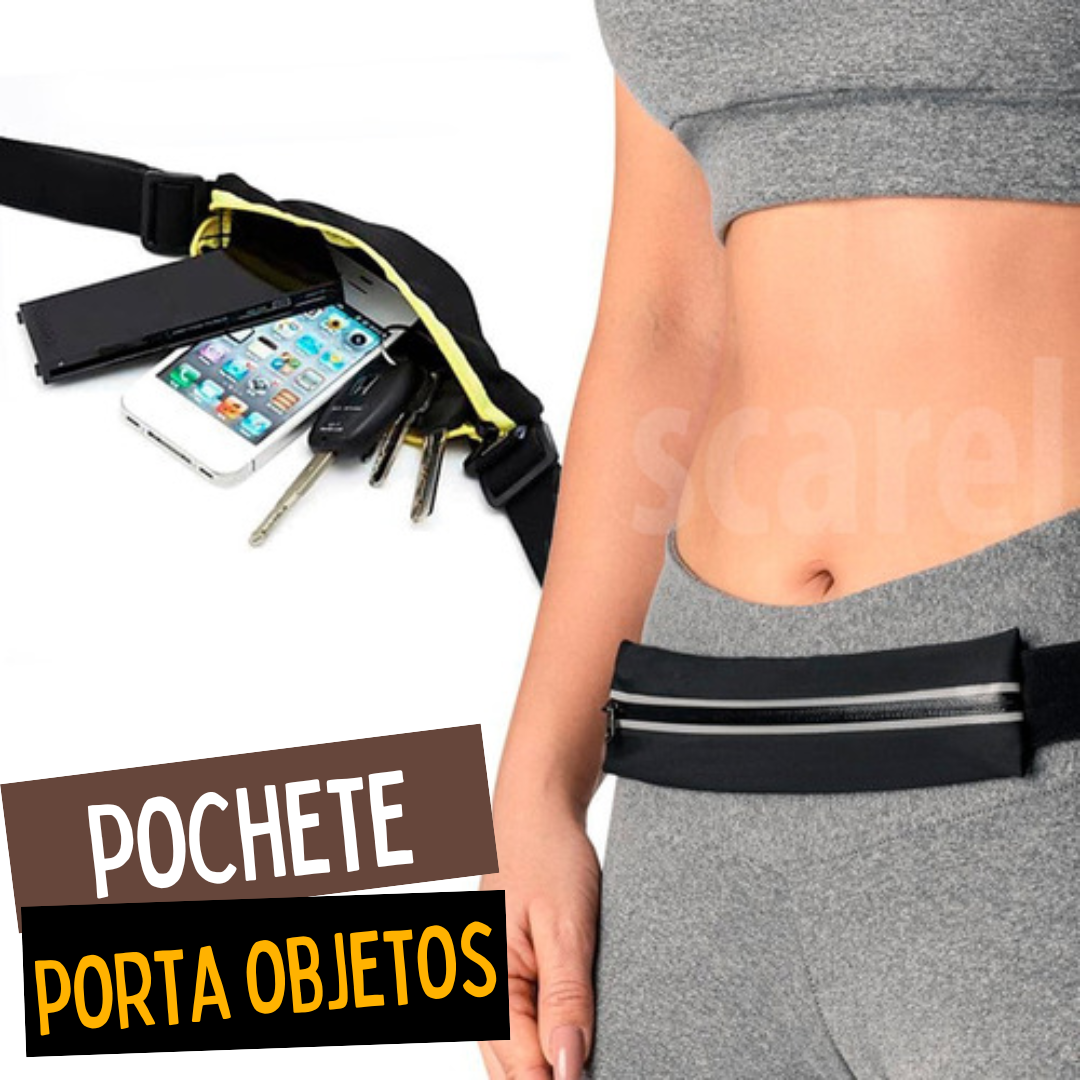 Pochete Corrida Ultra Slim Impermeável Academia Fitness _ ES98