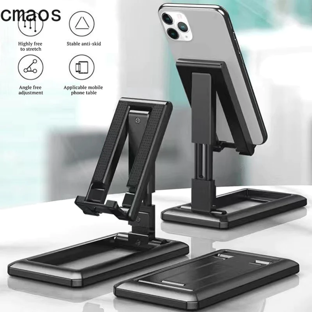 Suporte de Mesa para Celular Ajustável e Compacto _ EL131 📱✨