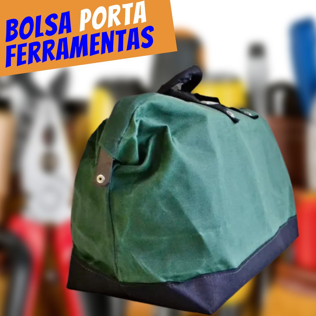 👜 Bolsa De Lona Para EPIs e Ferramentas Com Trava Para Cadeado _ FE26 🔒