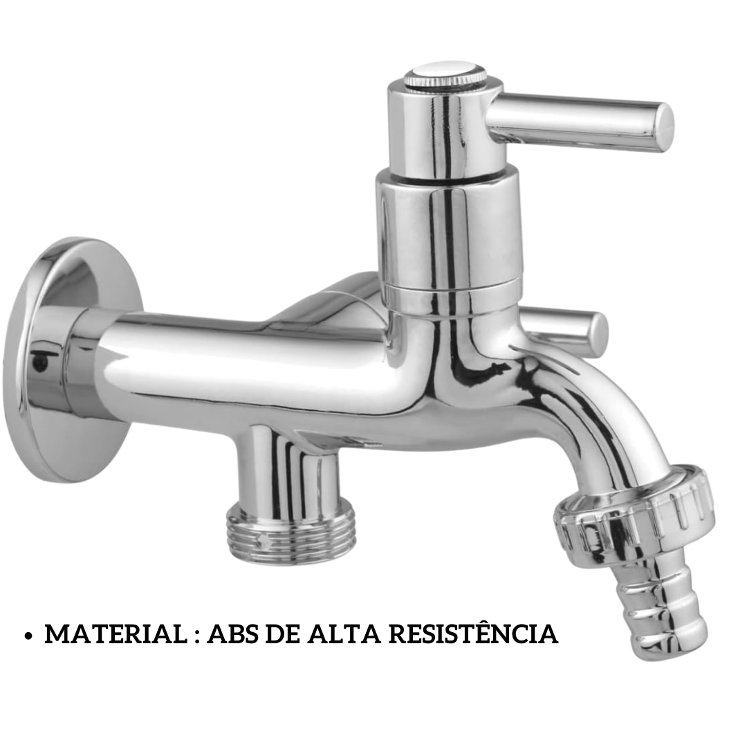 Torneira ABS Para Tanque e Máquina de Lavar Acionamento Rapido _ CS120