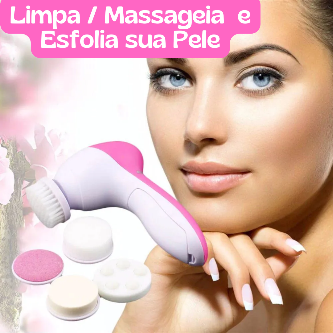 5 em 1 Beauty Care - Limpeza, Massagem e Esfoliação Facial _ BE50 ✨🧖‍♀️