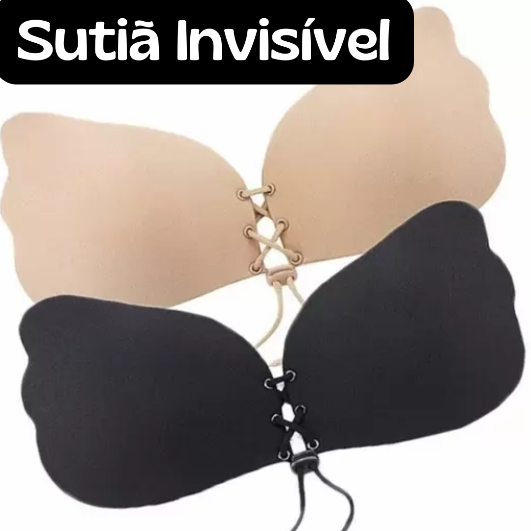 Sutiã Adesivo Invisível Levanta e Aumenta Seios Push Up _ BE49 🎀