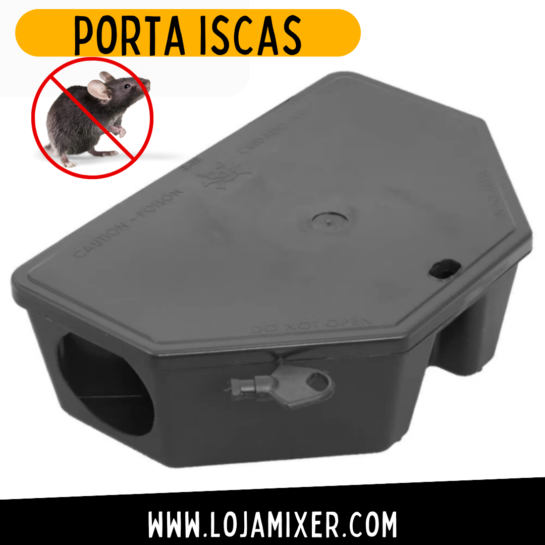 Porta Isca - Armadilha para Ratos Super Reforçada _ CS76